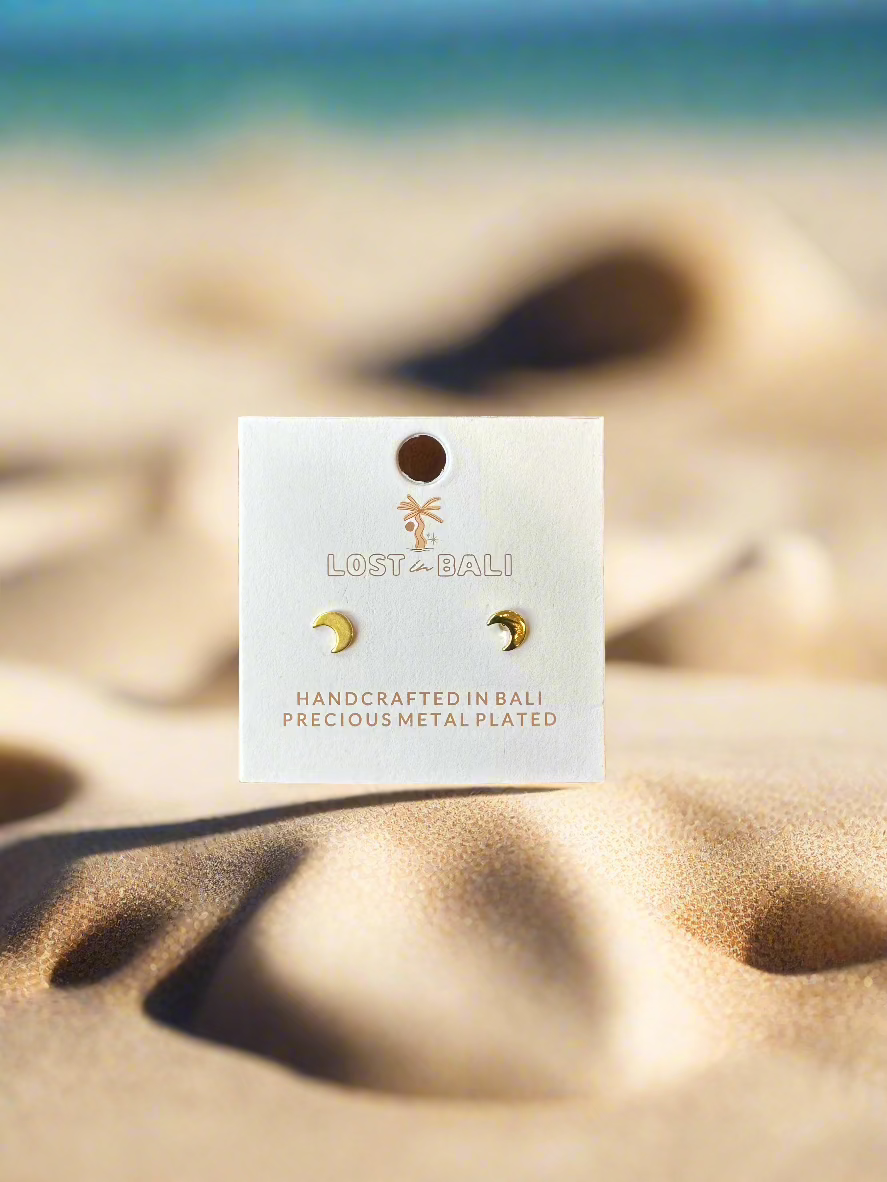 Moons Gold Earrings