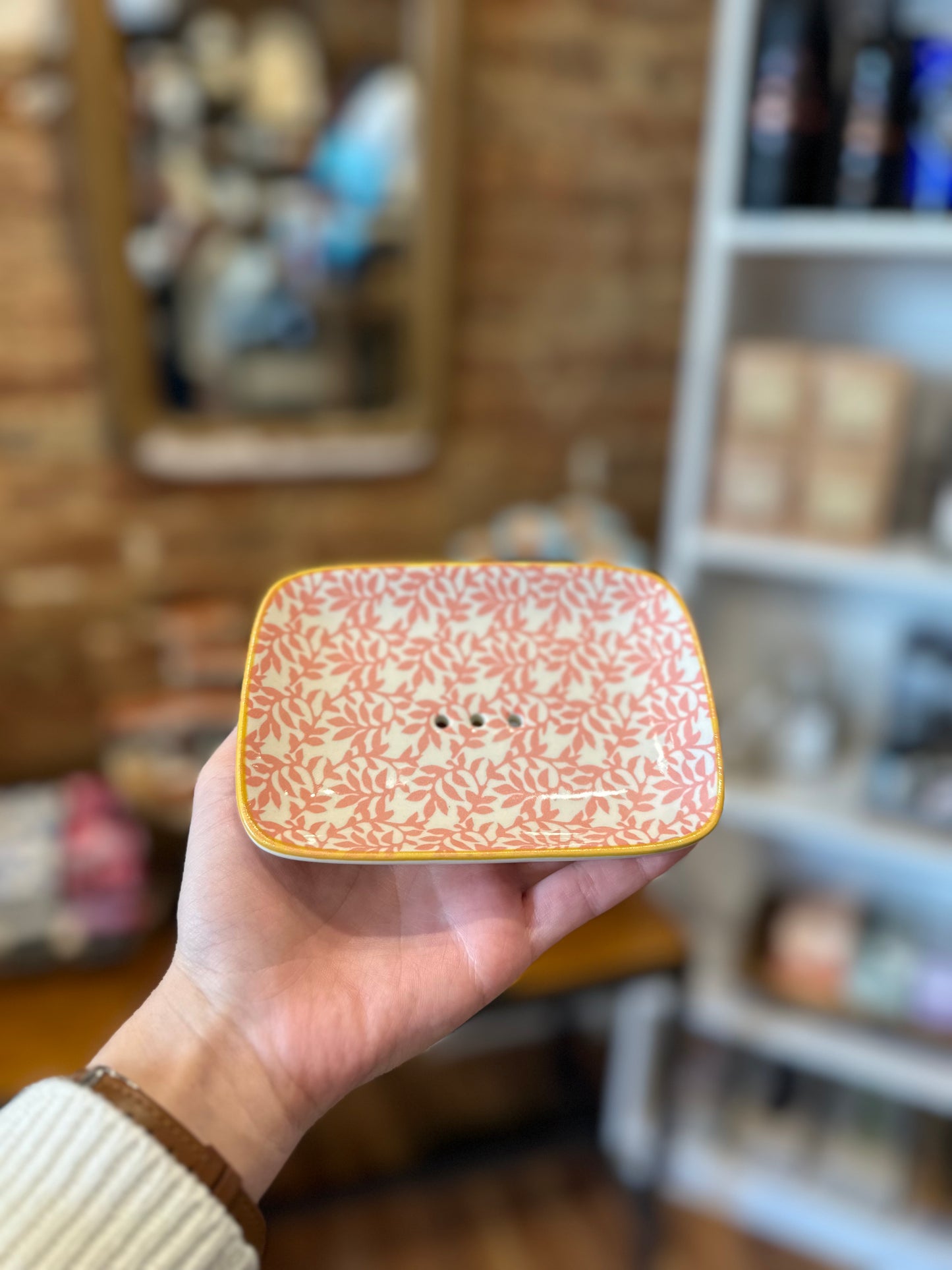 Soap Dish in Floral