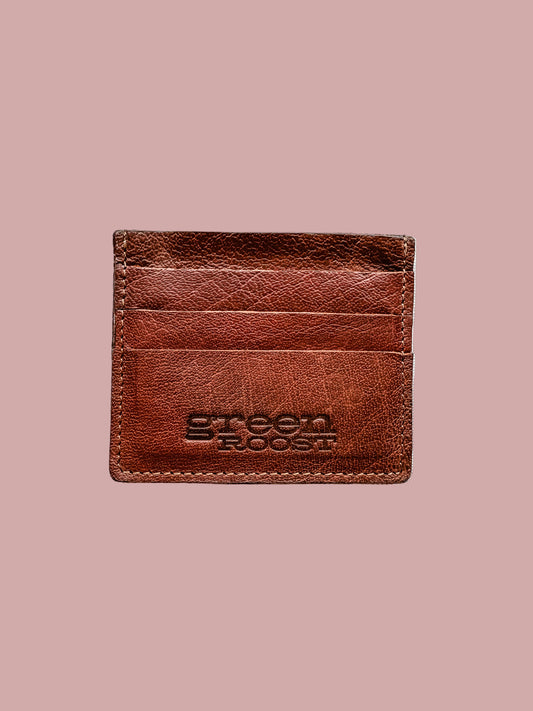 GR Card Wallet in Chestnut