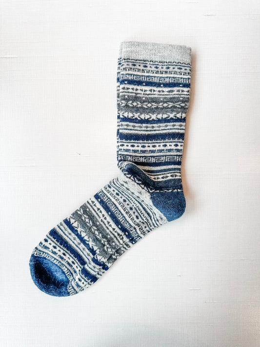 Andean Socks in Grey