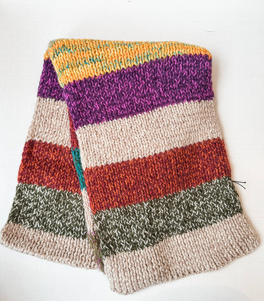Altiplano Scarf in Purple