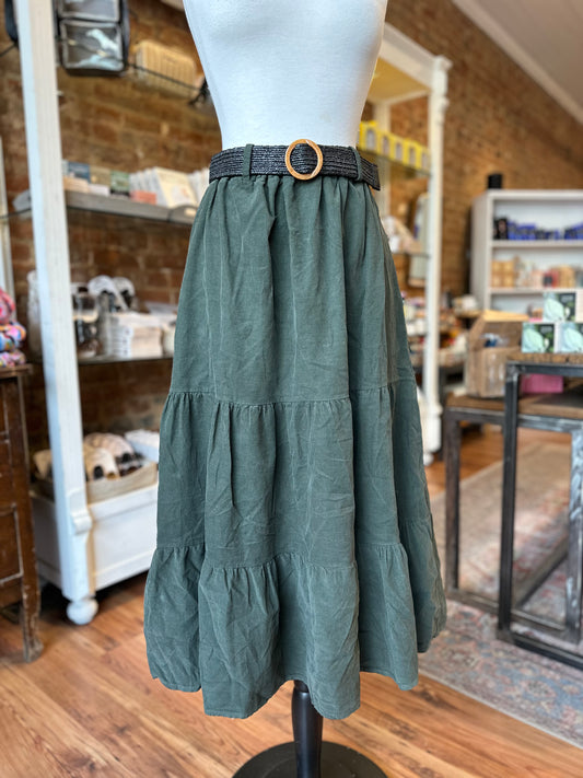 Susan Skirt in Olive