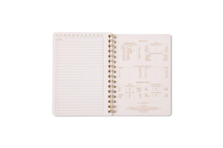 Tulip Twin Wire Notebook in Pinwheel Pink
