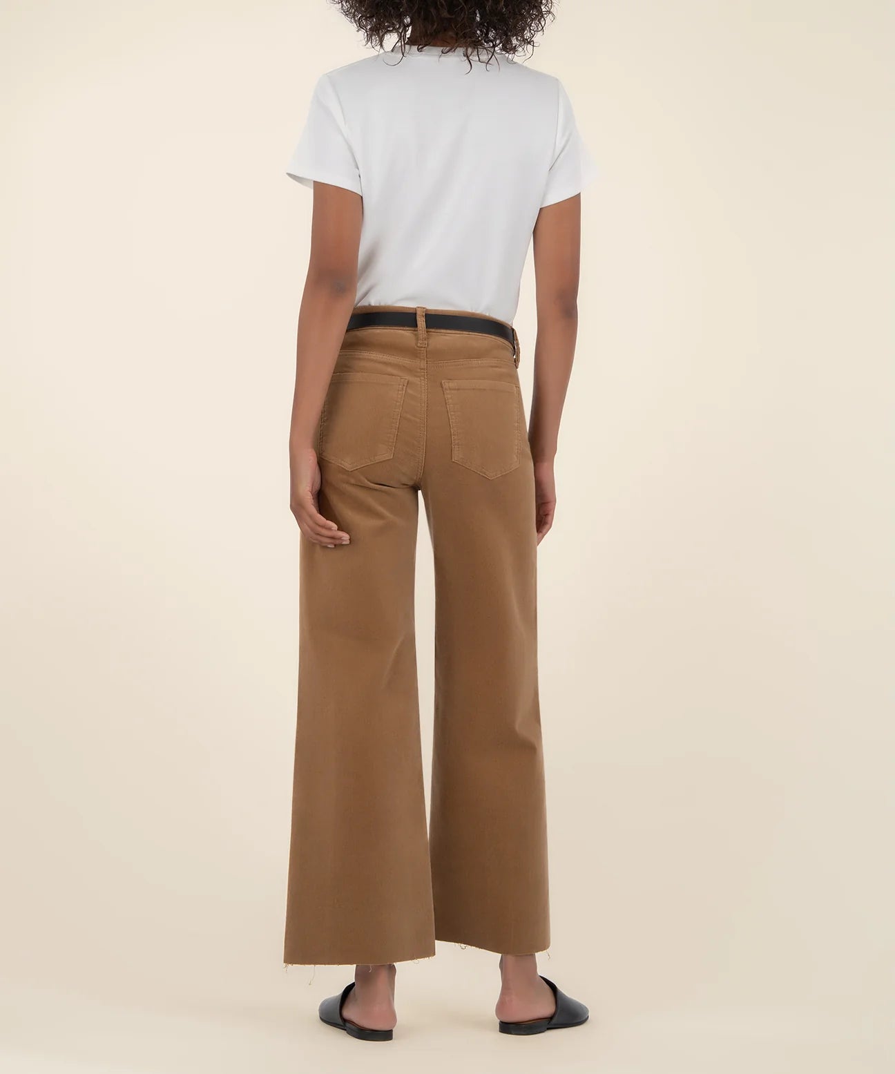 Meg High Rise Corduroy in Cognac
