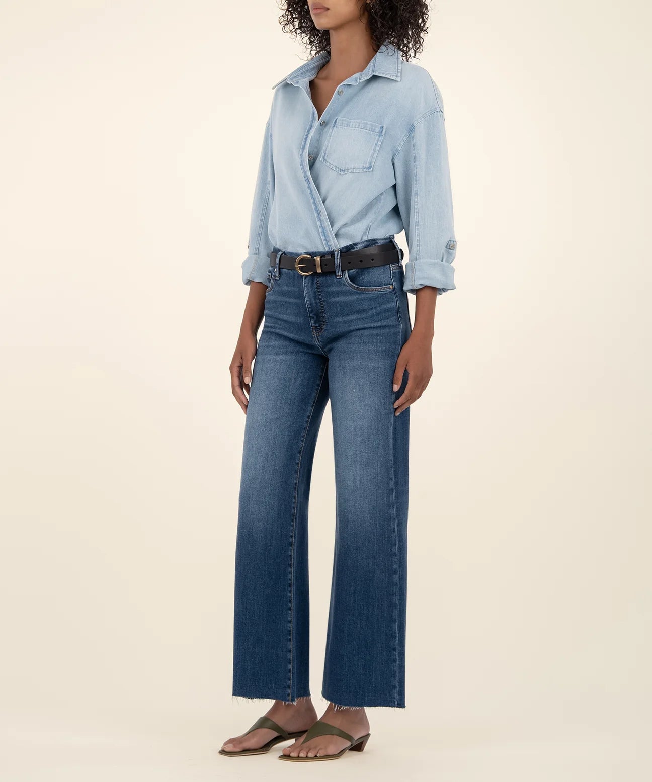 Meg Wide Leg Jeans in Inexaustable