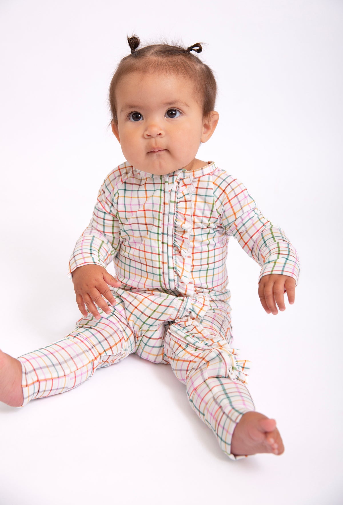 Zip Pajamas in AJ Plaid