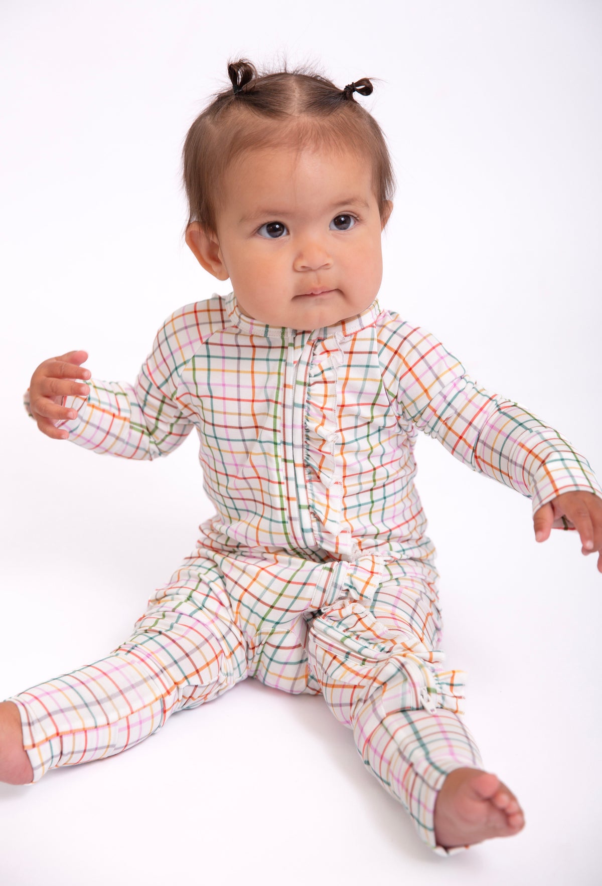 Zip Pajamas in AJ Plaid