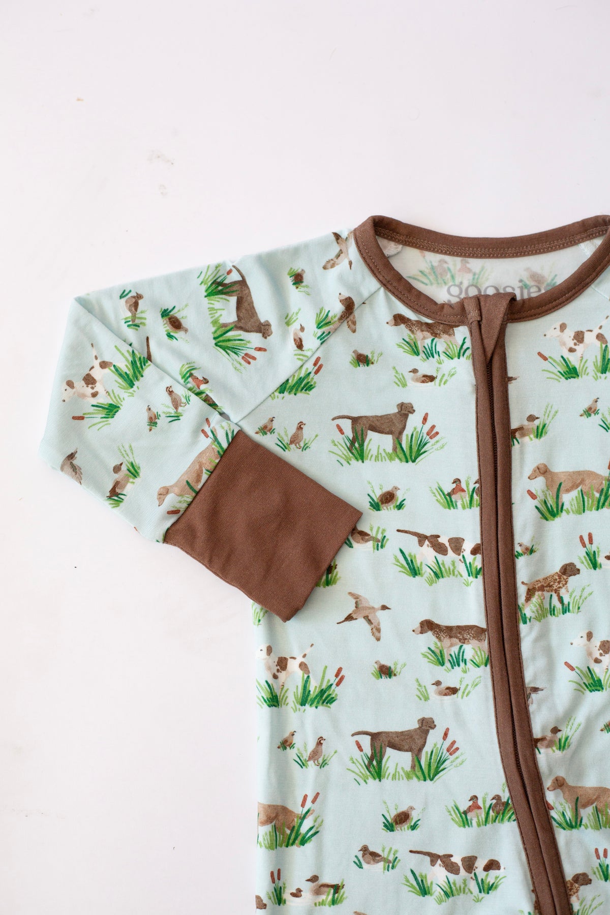 Zip Pajamas in Delta Dogs