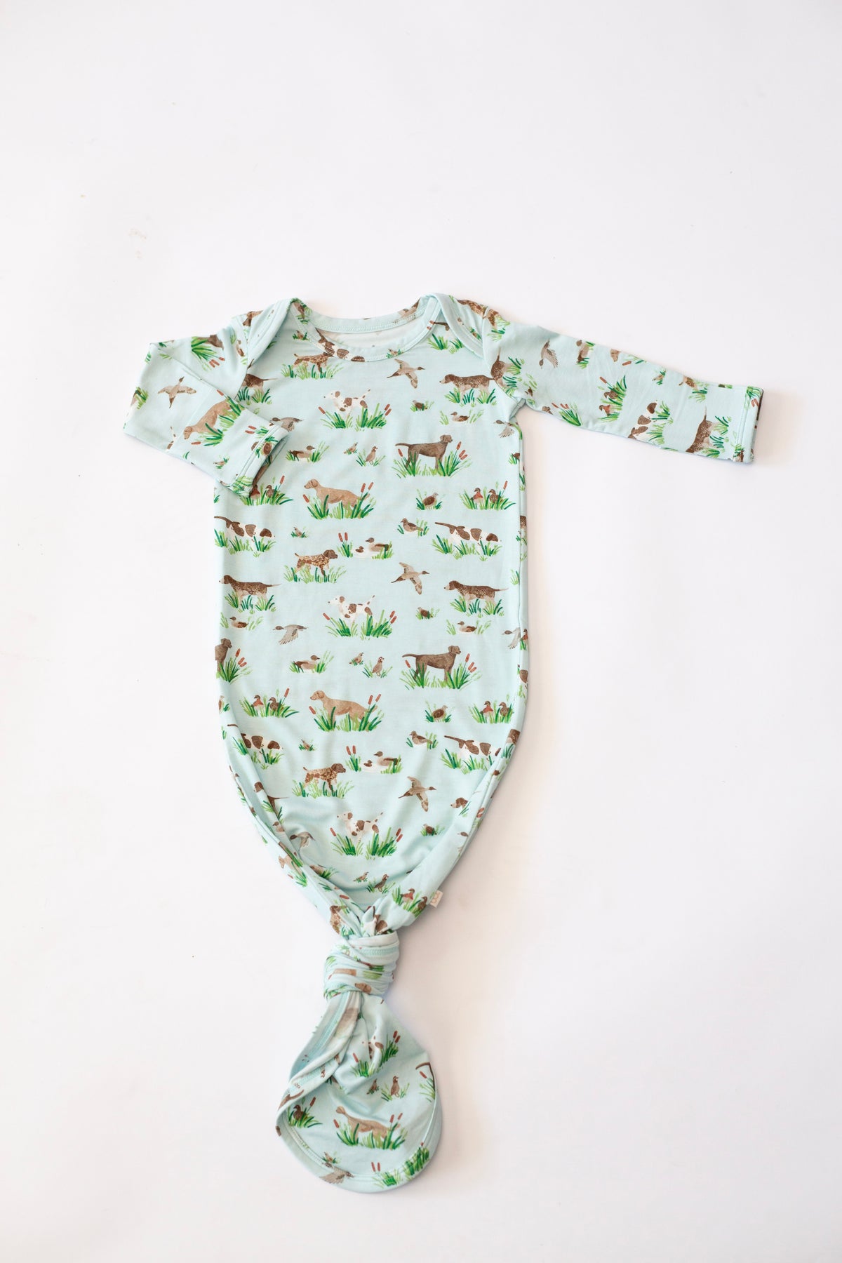 Knotted Gown in Delta Dogs