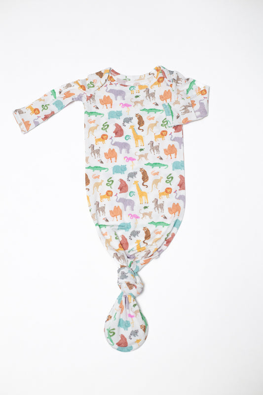 Knotted Gown in Zoo Crew