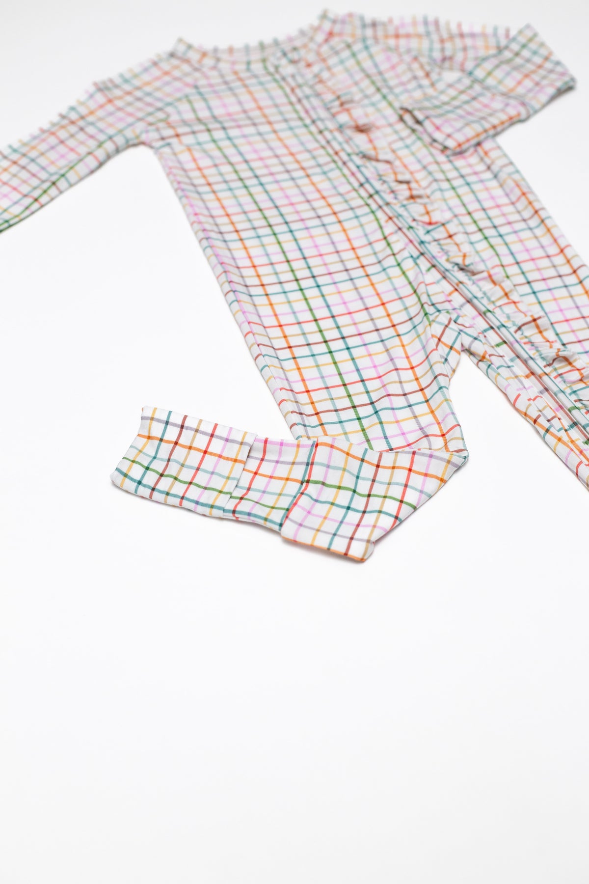 Zip Pajamas in AJ Plaid