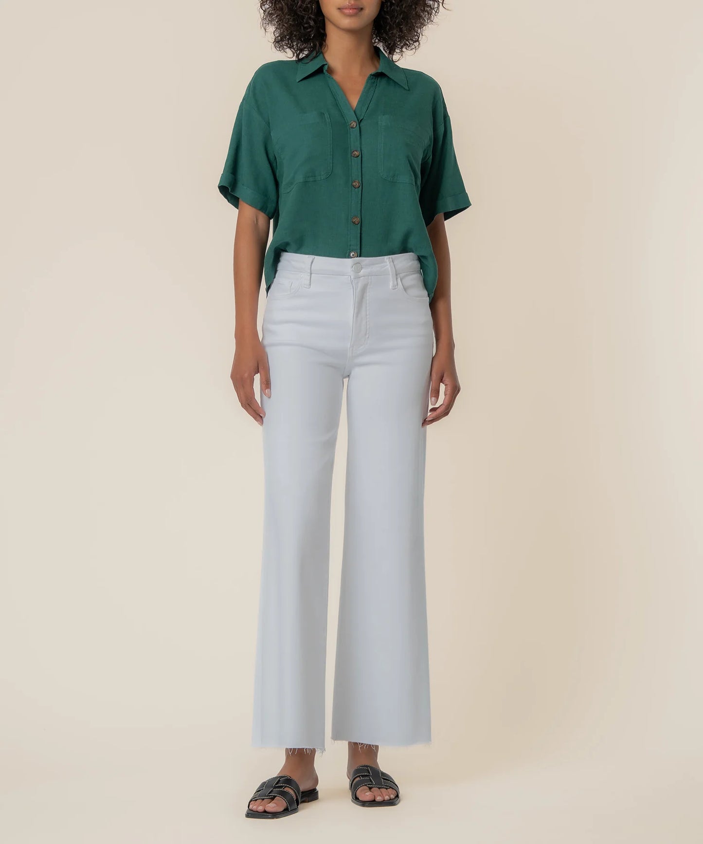 Brianna Boxy Shirt in Jungle