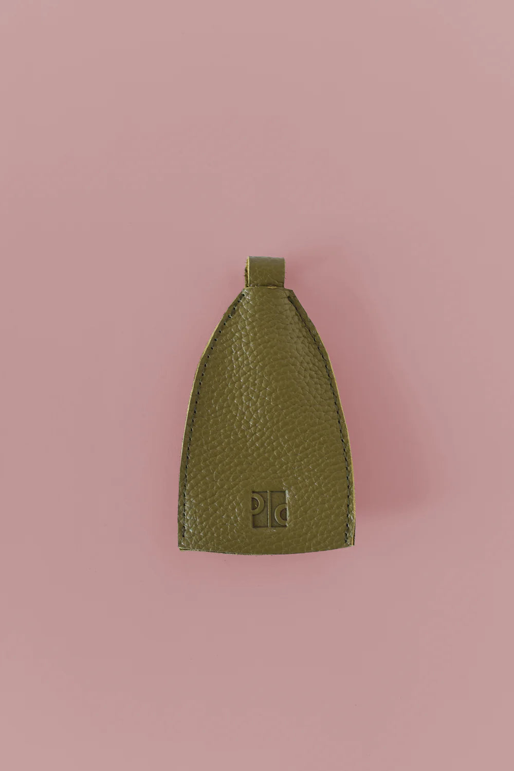 GR Key Holder in Pebbled Olive