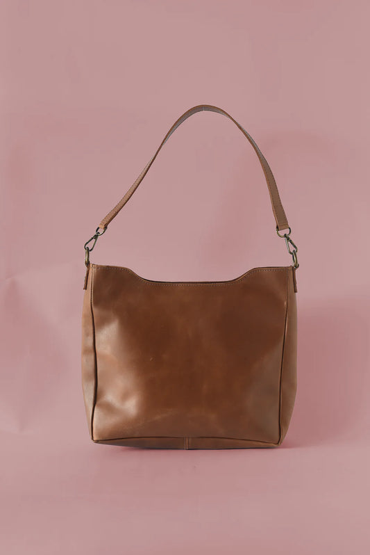 GR Mid-Sized Crossbody in Cognac