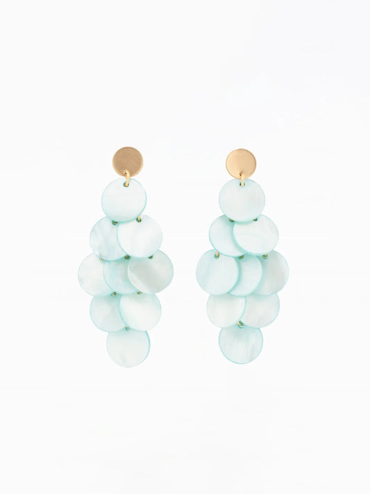 Cove Earrings in Blue