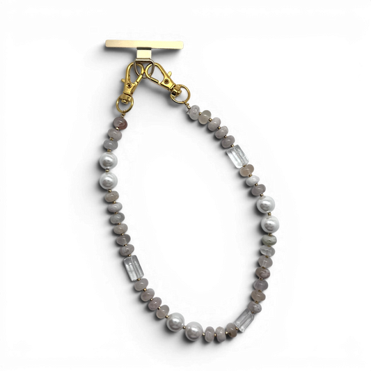 Mixed Agate Phone Wristlet