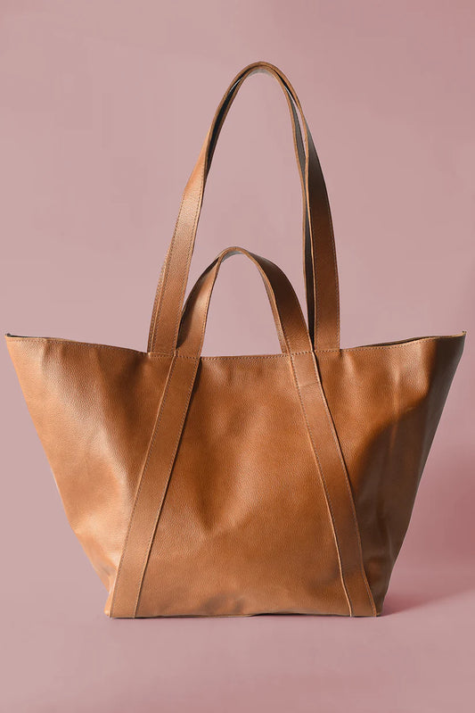 GR Origami Bag in Cognac