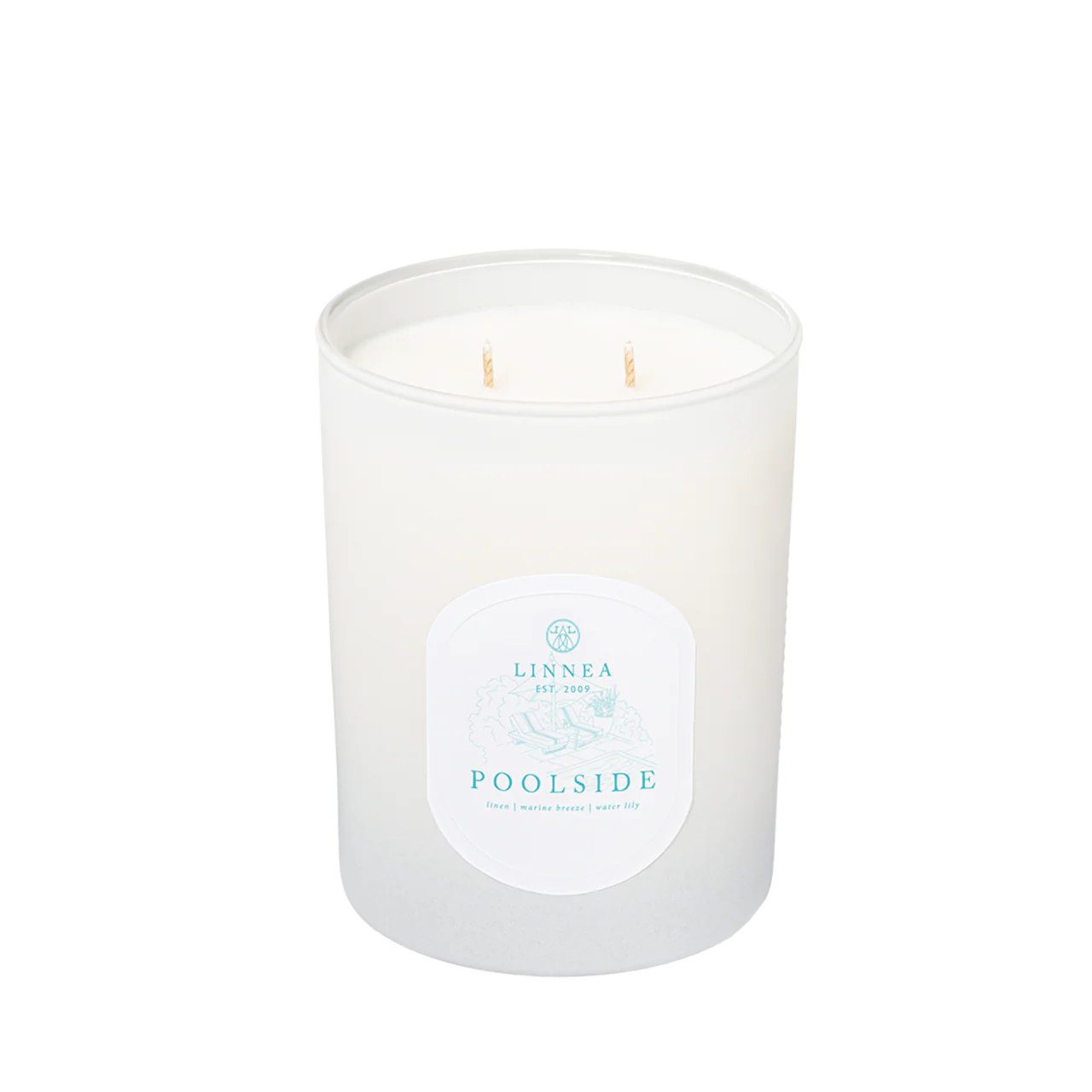 Linnea Poolside 2-wick Candle