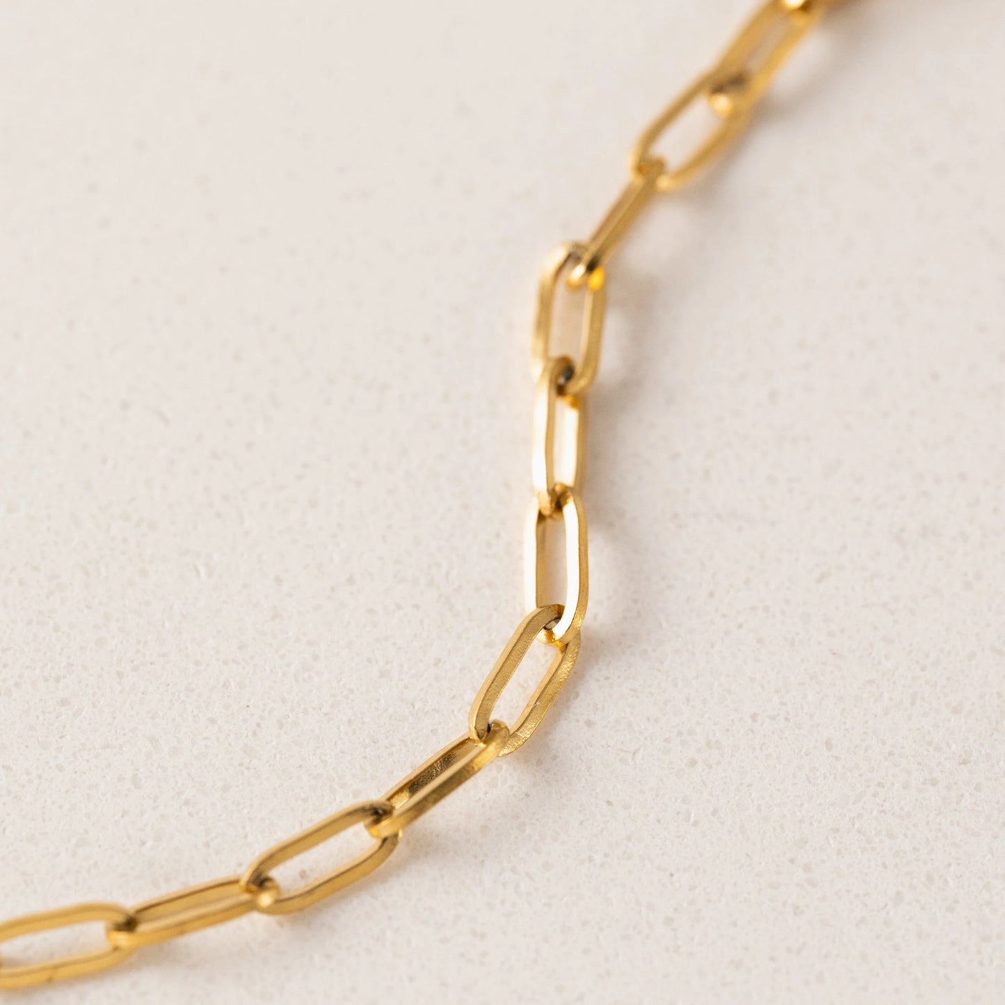 Paperclip Bracelet in Gold