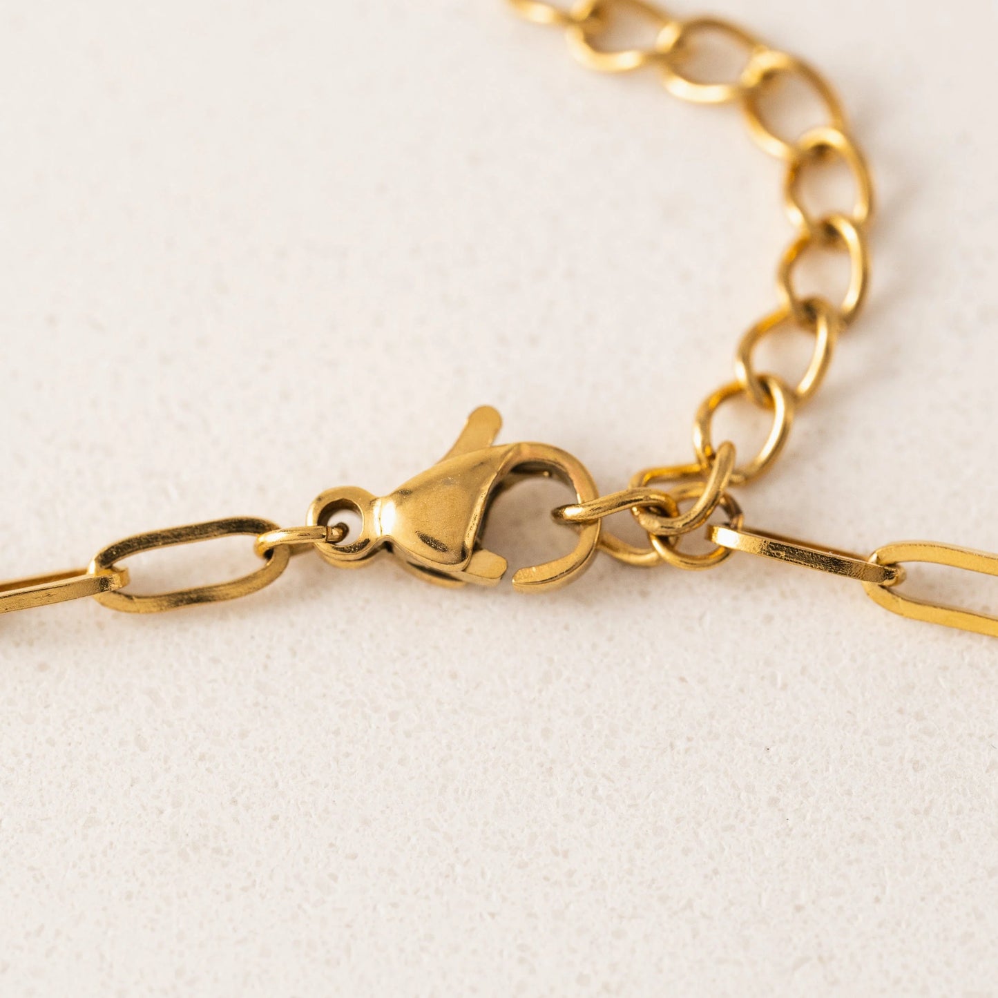 Paperclip Necklace in Gold