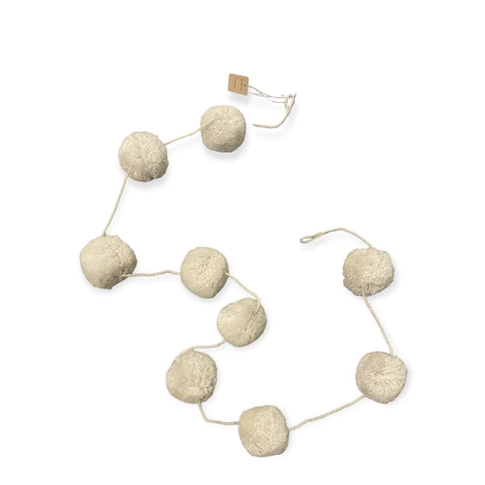 Cream Pom Pom Garland