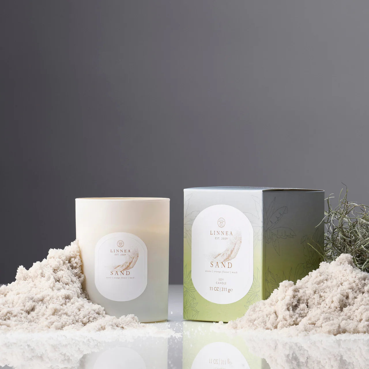 Linnea Sand 2-wick Candle