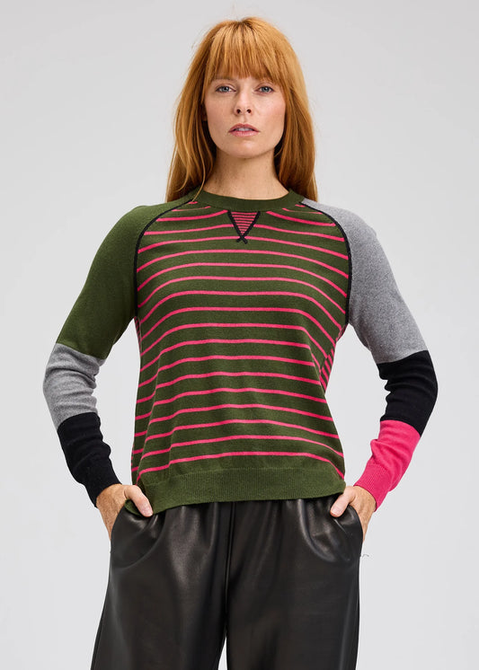 Breton Sweater in Olive