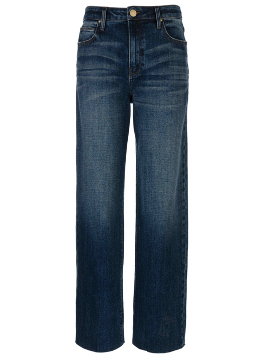 Sienna High Rise Straight Leg Jeans in Wise