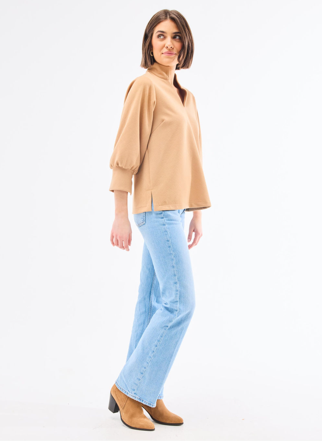 Jocelyn Top in Latte