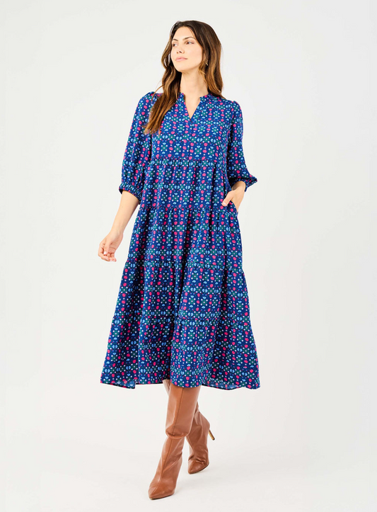 Cameron Dress in Navy
