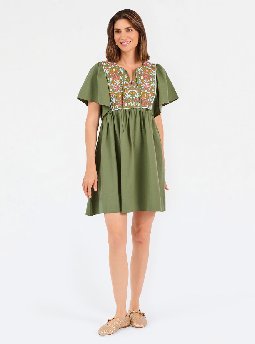 Piper Dress in Olive