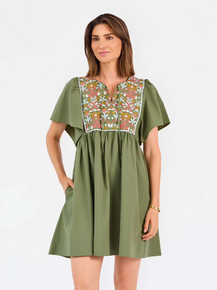 Piper Dress in Olive