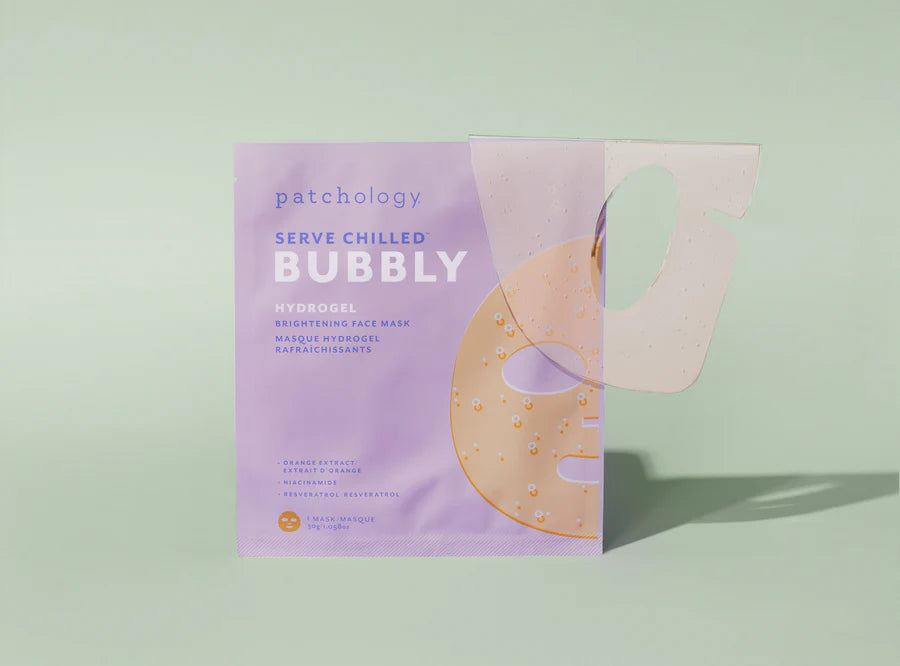 Serve Chilled Bubbly Hydrogel Mask