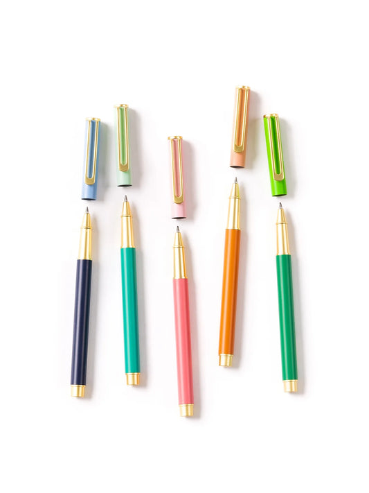 Colorblock Snap Cap Pen