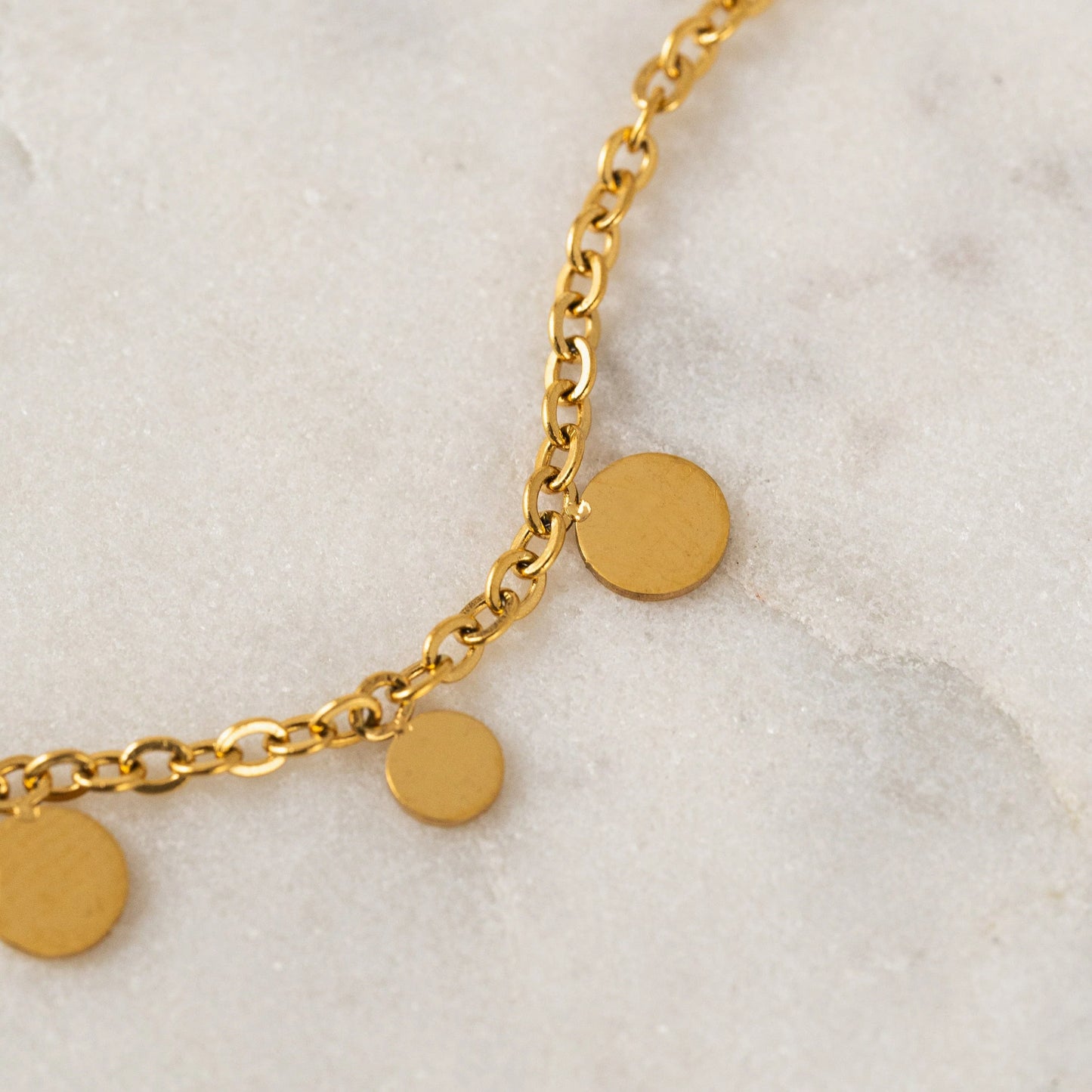 Solar Necklace in Gold