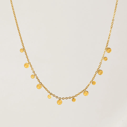 Solar Necklace in Gold