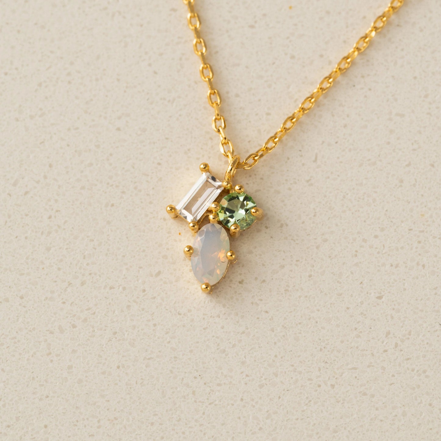Sonata Pendant Necklace in Opal Mix