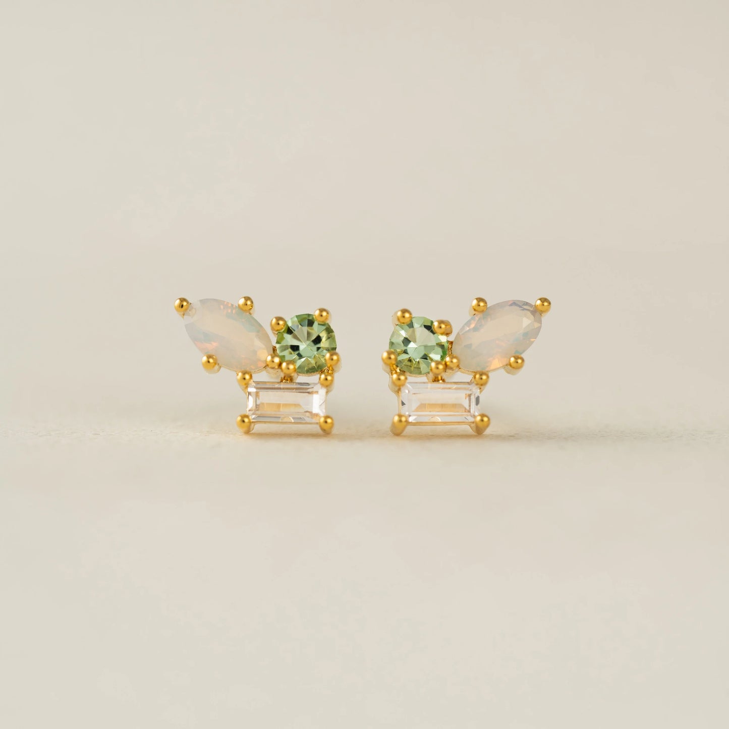 Sonata Stud Earrings in Opal Mix
