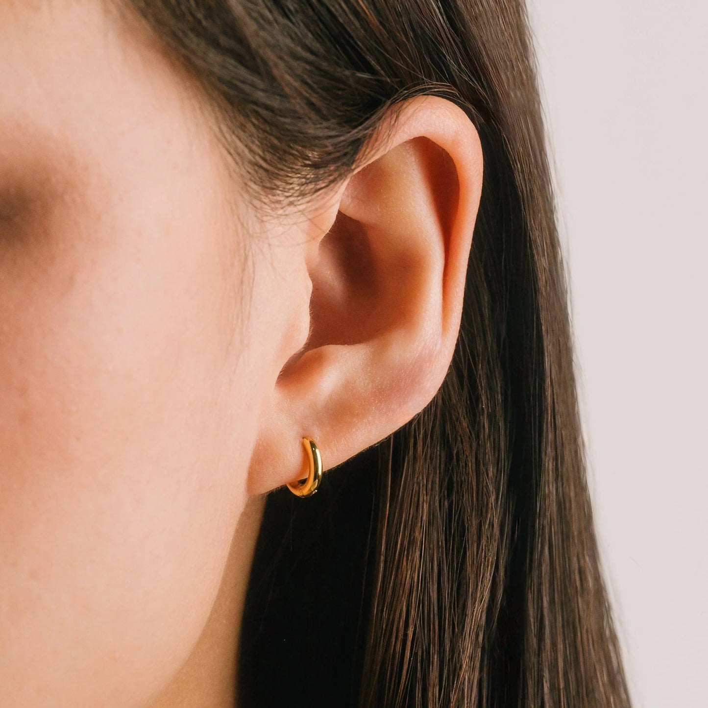 Tube Hoop Earrings