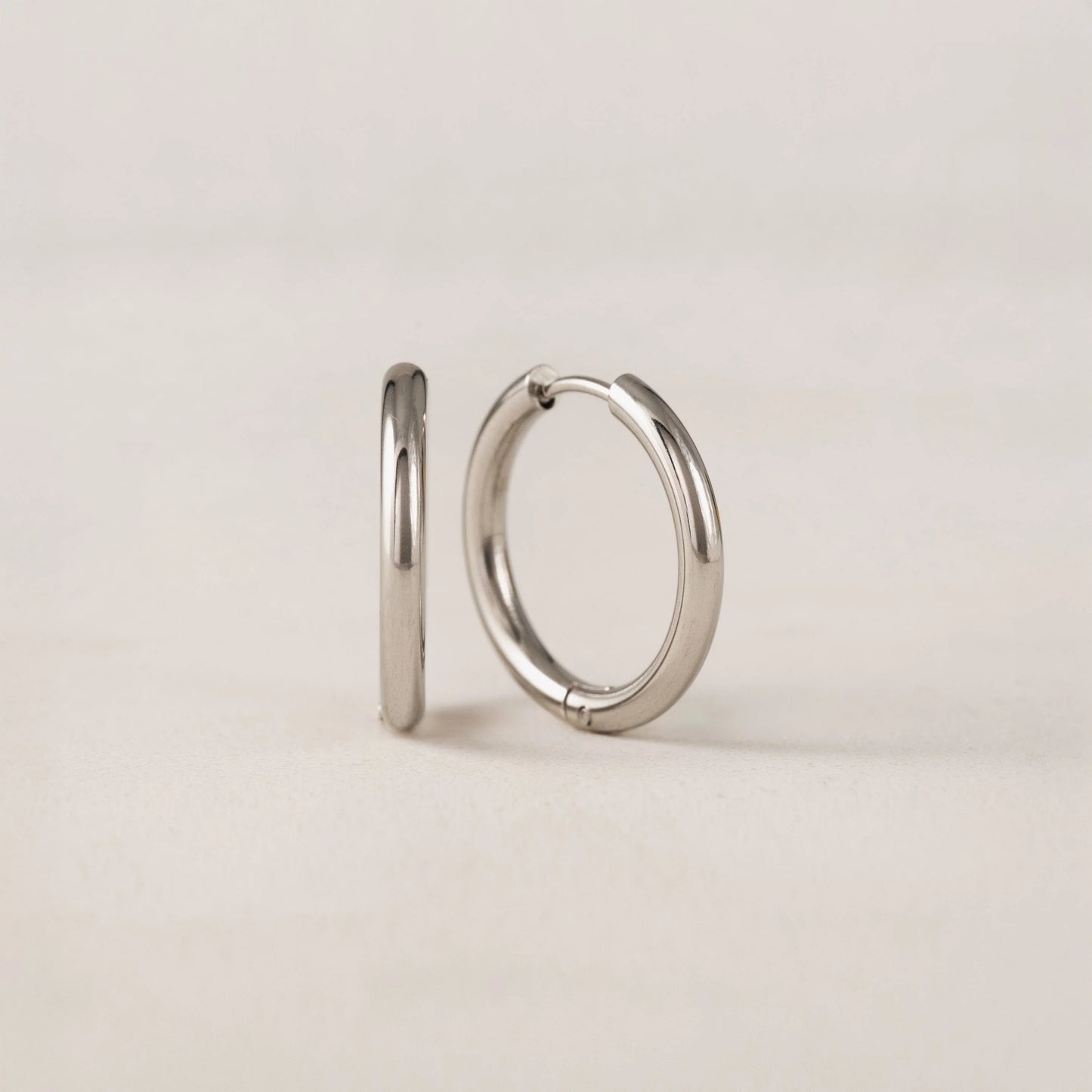 Tube Hoop Earrings