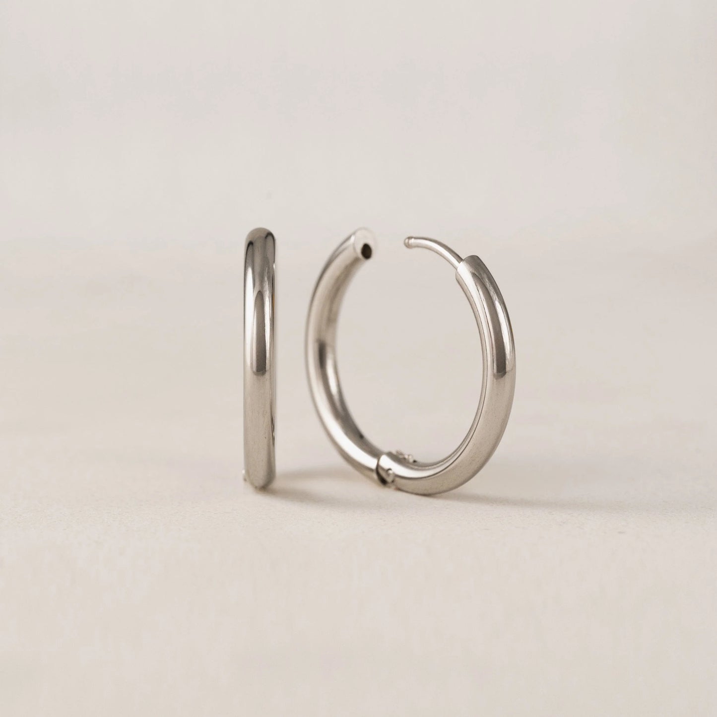 Tube Hoop Earrings