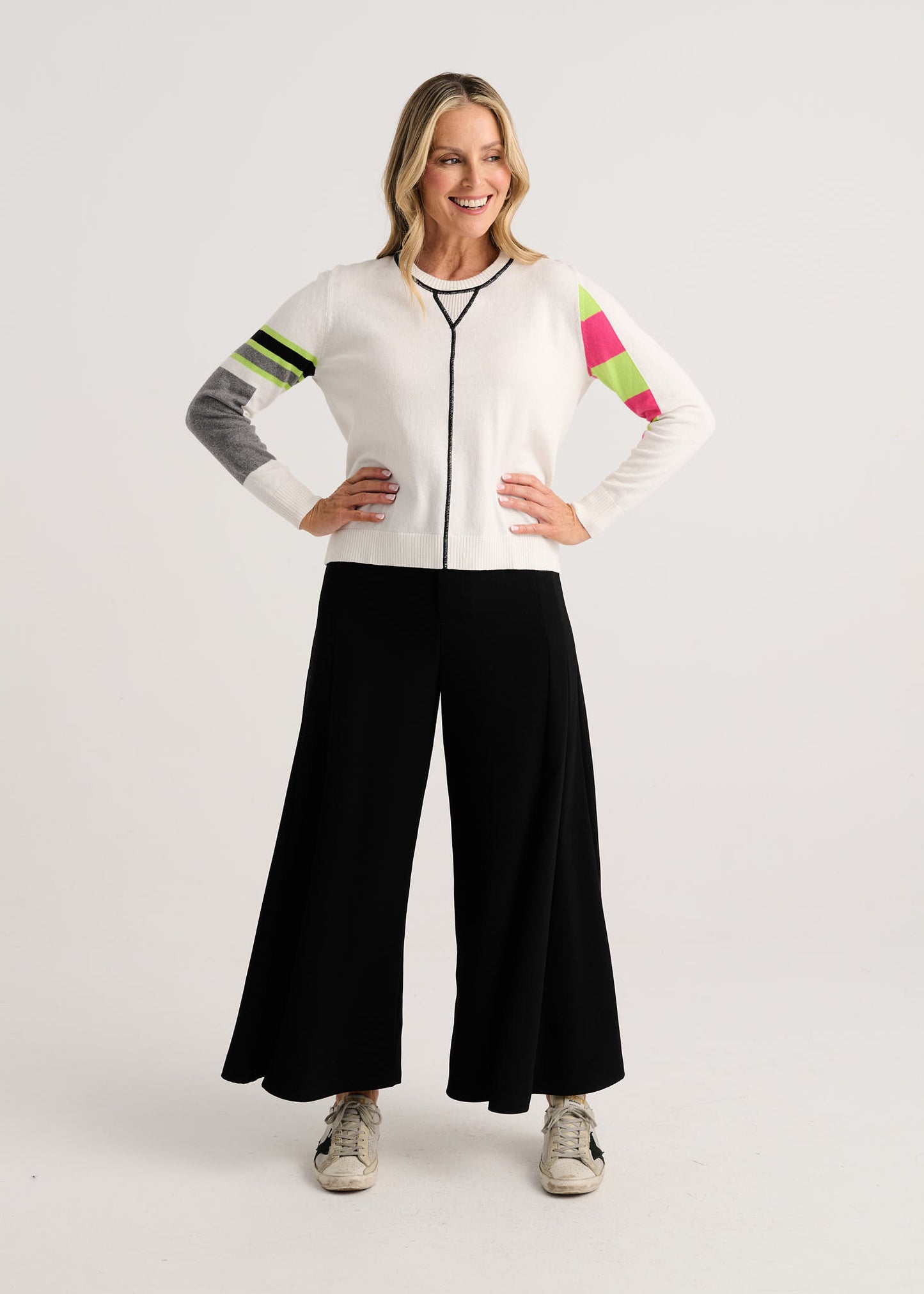 Weekend Ease Sweater in White