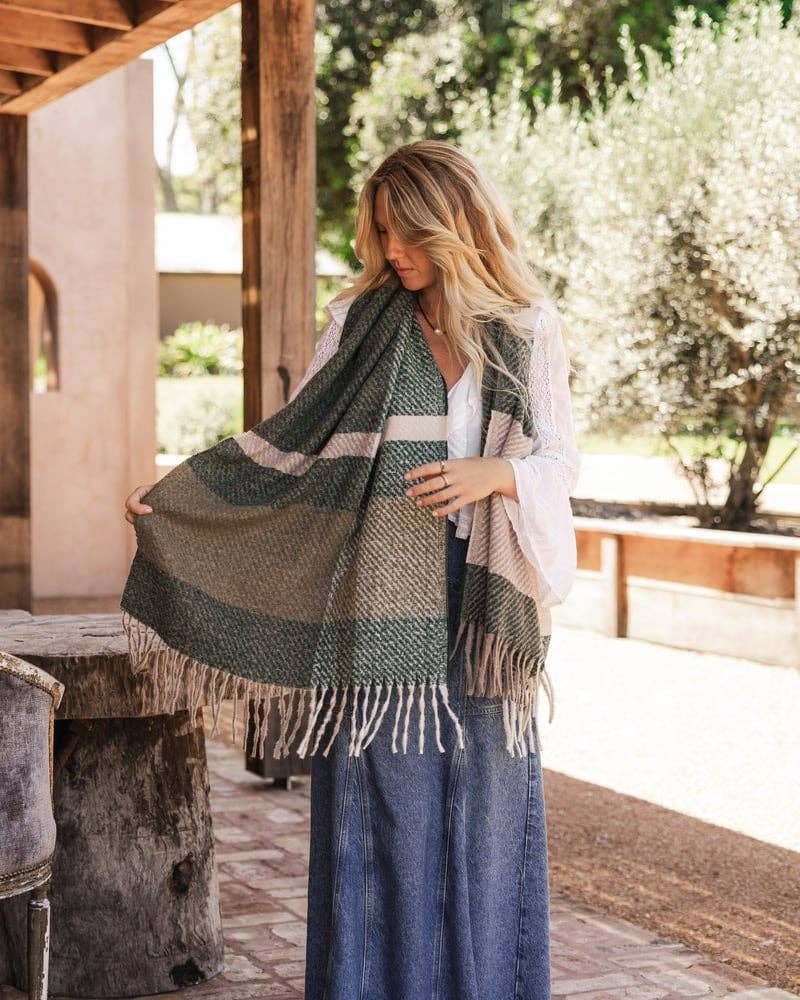 Cambridge Scarf in Forest Green