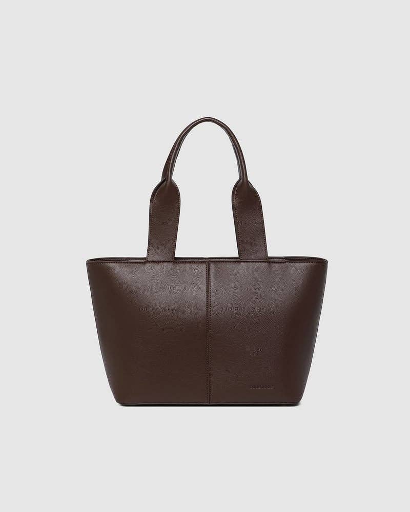 Henley Tote Bag in Chocolate