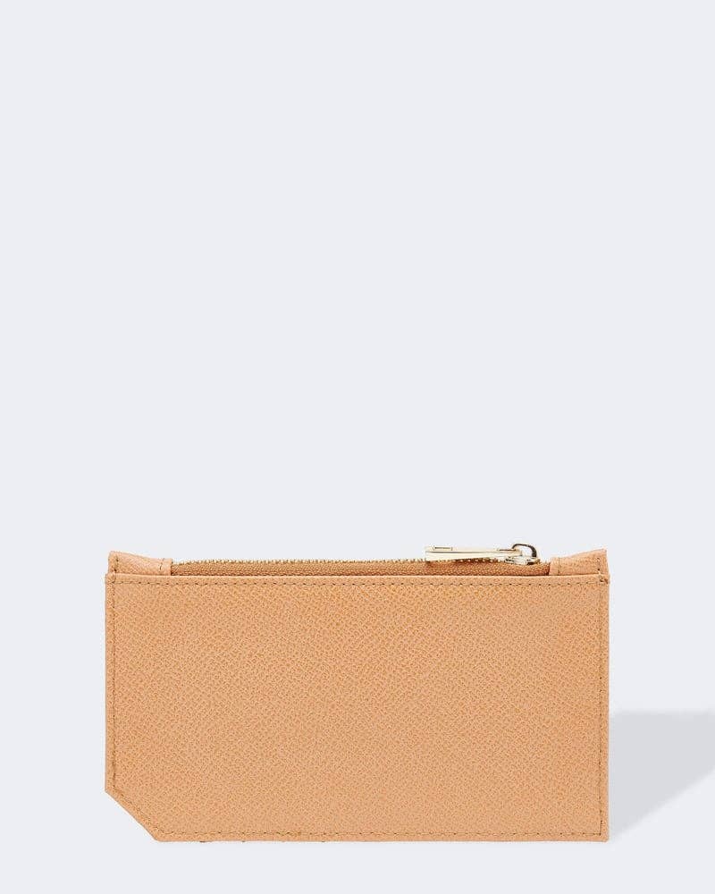 Tia Cardholder in Camel