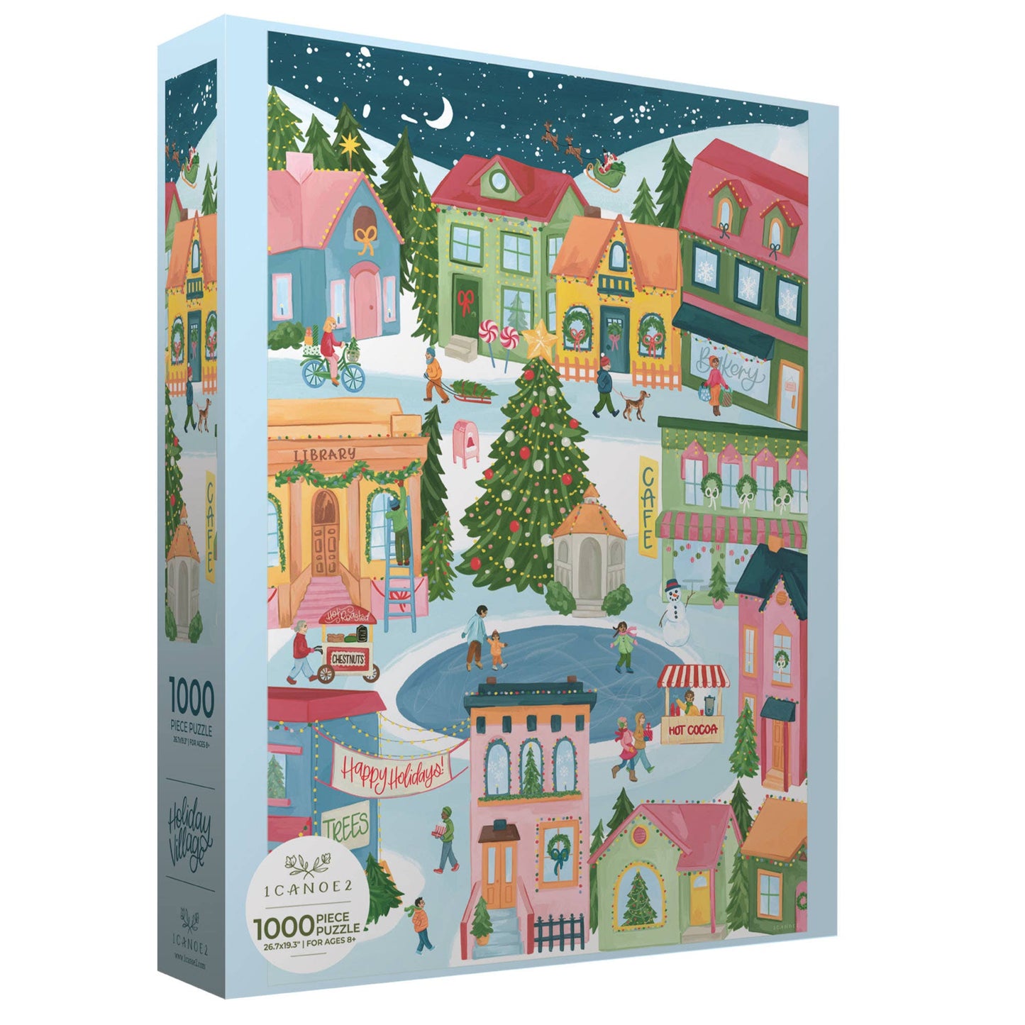 Christmas Village - 1000 Piece Holiday Jigsaw Puzzle