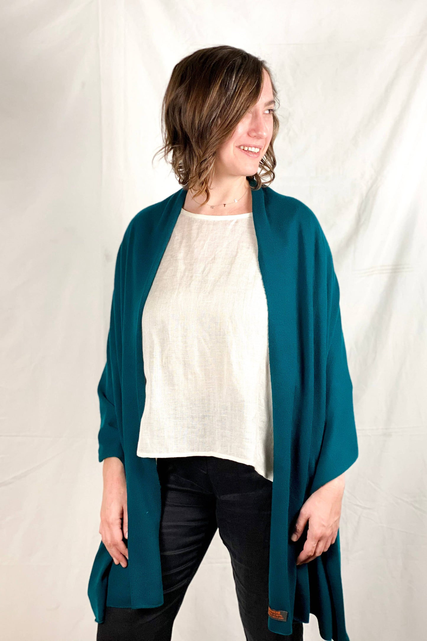 Cashmere Scarf/Wrap Pine Green