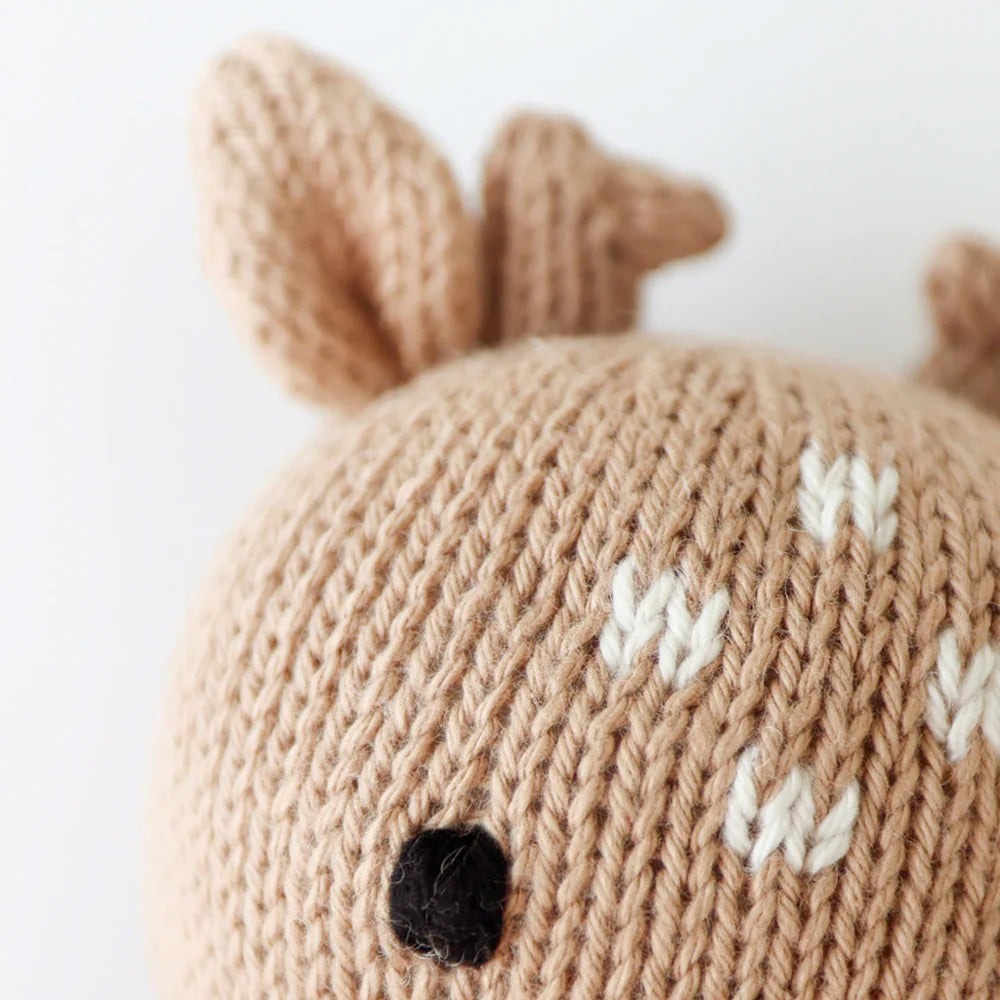 Baby Fawn Hand-Knit Plush