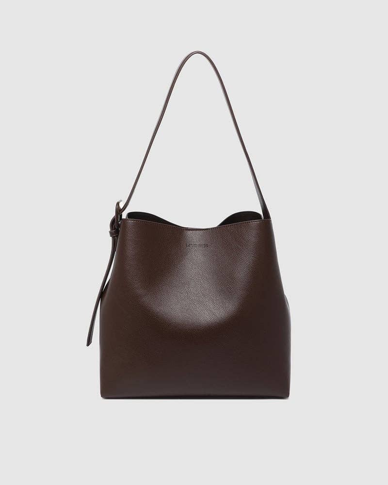 Peyton Shoulder Bag in Chocolate