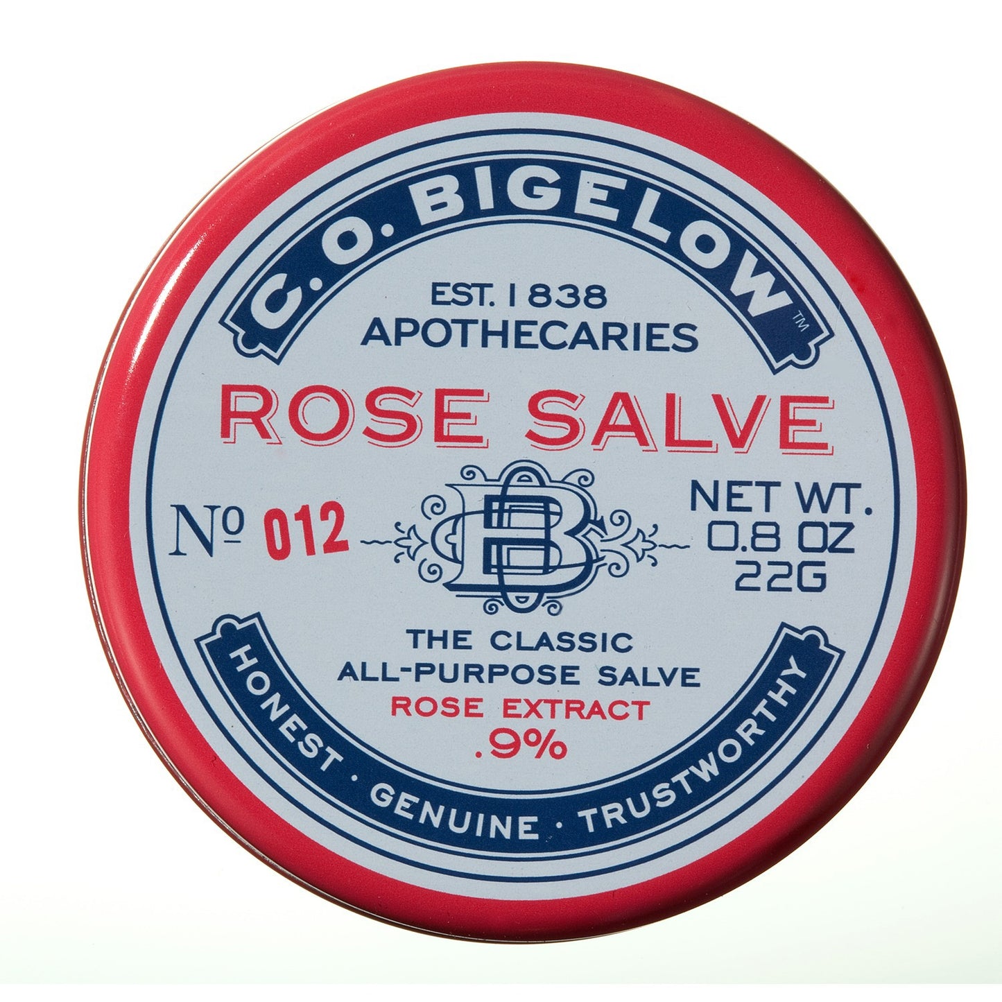 C.O. Bigelow Rose Salve Tin